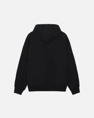 STUSSY GEAR HOODIE BLACK