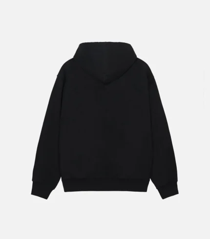 STUSSY GEAR HOODIE BLACK