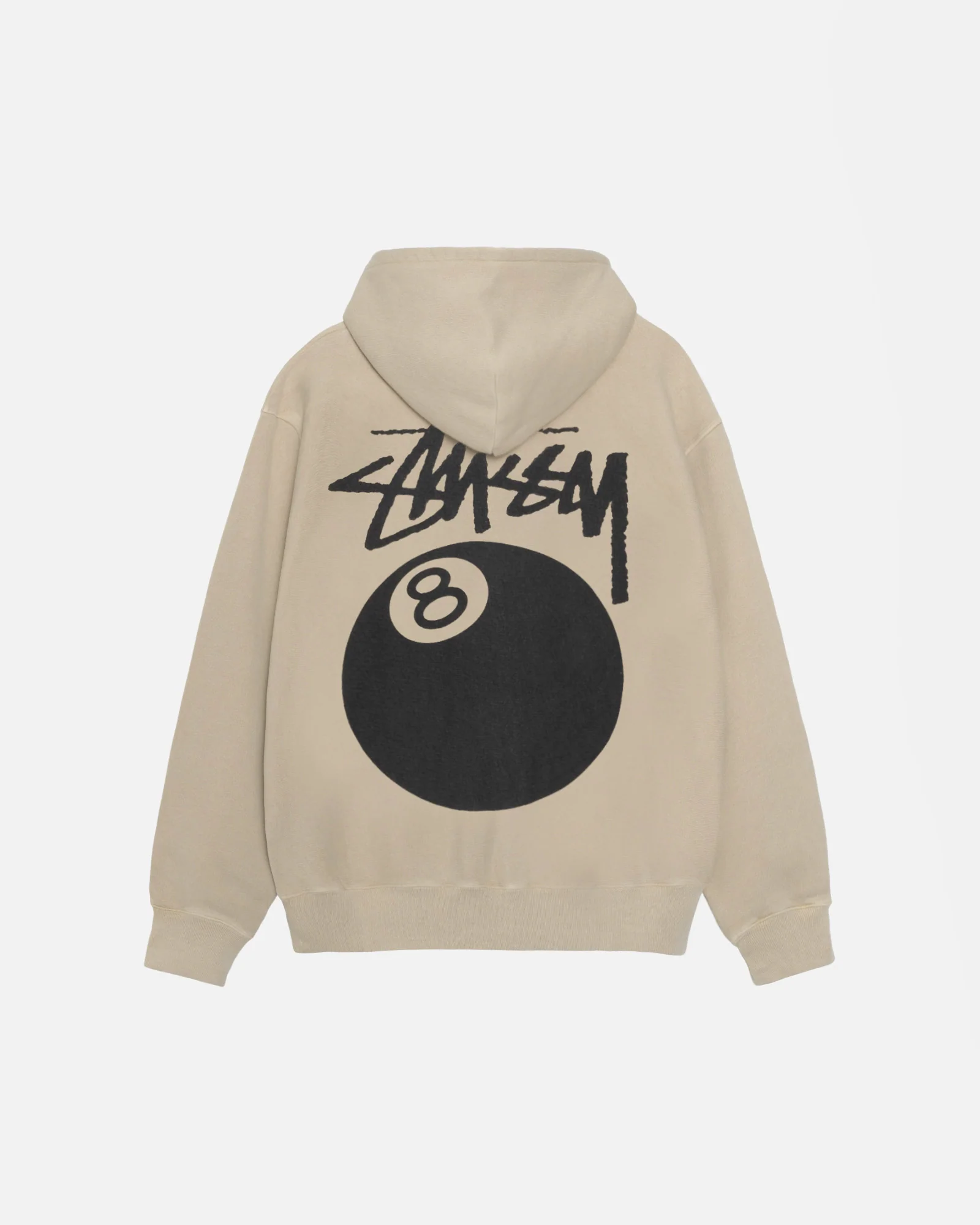 STUSSY 8 BALL ZIP HOODIE – PIGMENT DYED KHAKI