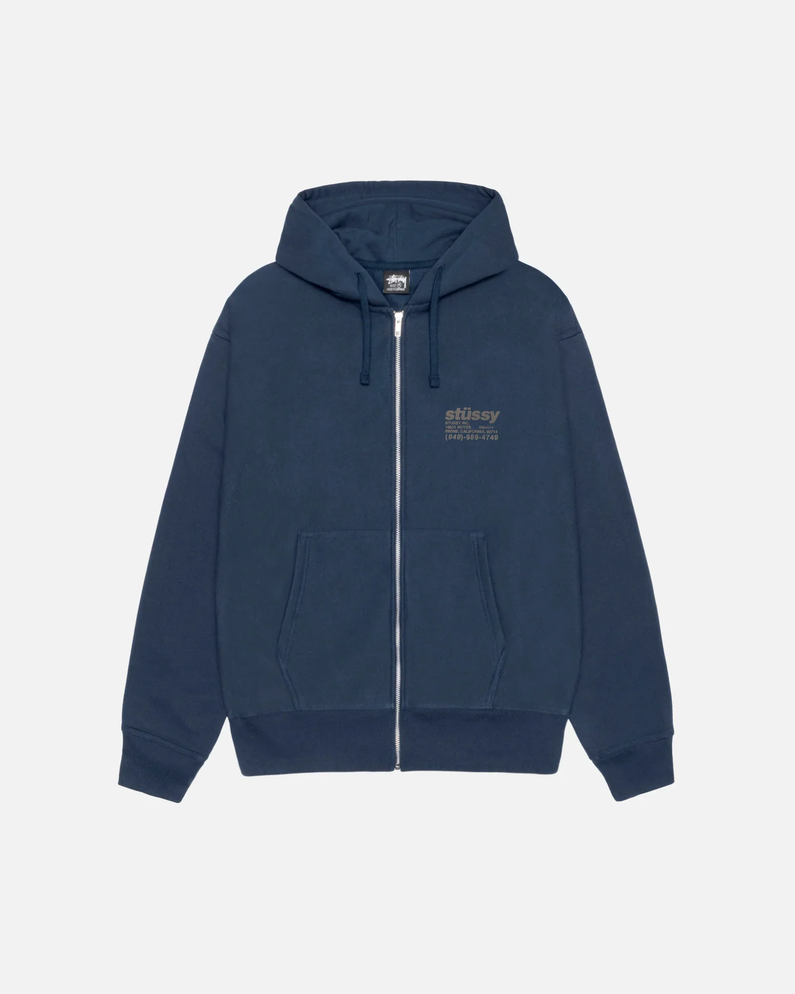 DNA ZIP HOODIE BLUE