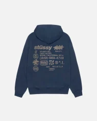 DNA ZIP HOODIE BLUE