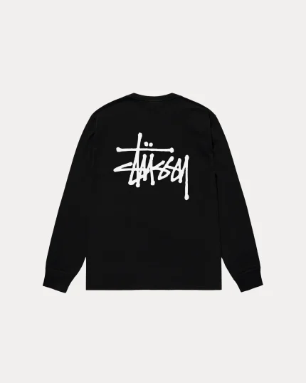 Stussy Logo Black Sweatshirt