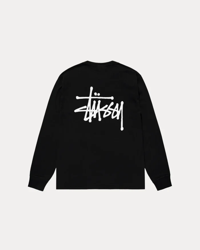 Stussy Logo Black Sweatshirt