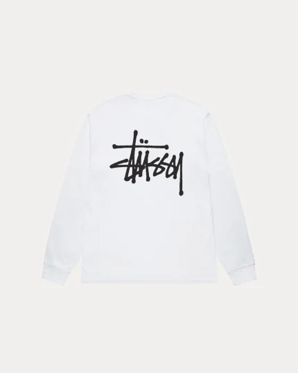 Stussy Logo White Sweatshirt