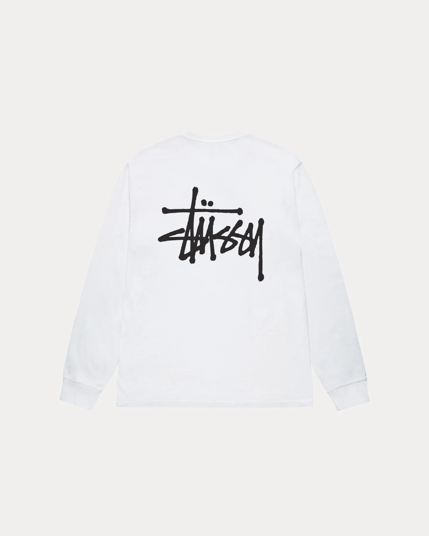 Stussy Logo White Sweatshirt