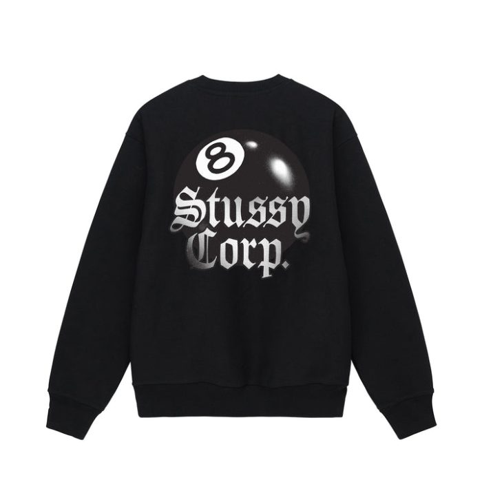 Stussy 8 Ball Corp Crew Sweatshirt